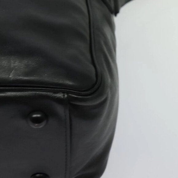 LOUIS VUITTON Monogram Difference Clarkson Bag Leather Black M92402 Auth BA4980 - Picture 5 of 16